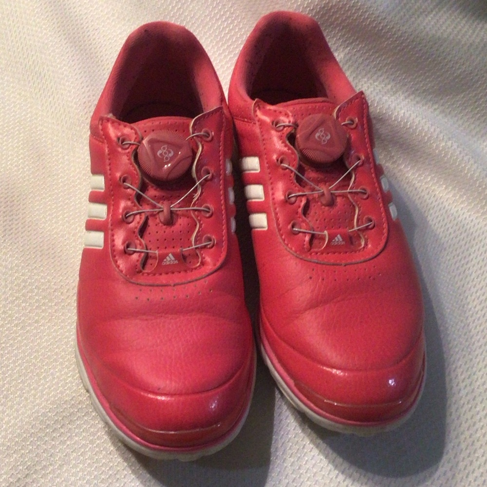 Adidas Adistar Lite BOA Golf Shoes Spiked Pink Shoes size 6.5